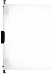 FSY Combi-Clip-Mappe, Transparent, weiß, 1 Stück