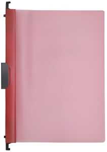 FSY Combi-Clip-Mappe, Transparent, rot, 1 Stück