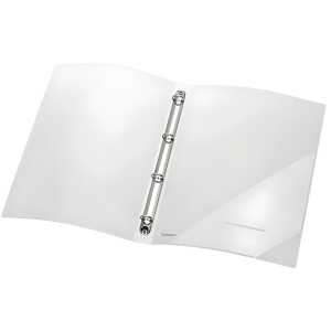 FSY PP-Ringbuch A4, 4 Ringe, 25mm, farblos transluzent, 1 Stück