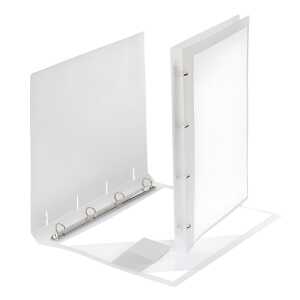 FSY Präsentations-Ringbuch, A4, 4-Ringe 16mm, PP farblos transluzent