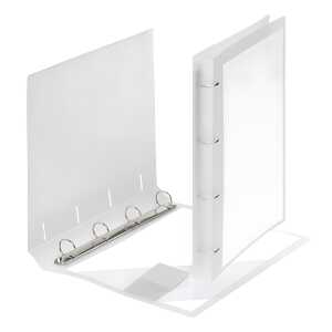 FSY Präsentations-Ringbuch, A4, 4-Ringe 25mm, PP farblos transluzent