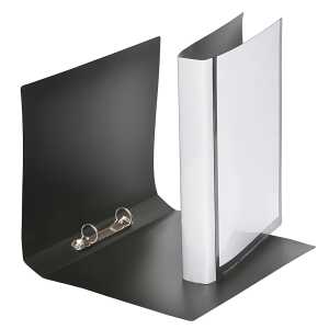 FSY Präsentations-Ringbuch, A4, 2-Ringe 25mm, Rücken 40mm, PP schwarz