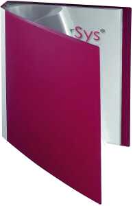 FSY Sichtbuch, 40 Hüllen, PP, rot, 1 Stück