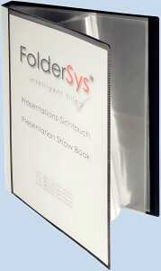 FSY Präsentations-Sichtbuch, 40 Hüllen, PP, schwarz, 1 Stück