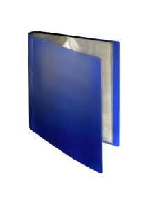 FSY Sichtbuch flexibel, 30 Hüllen, A4, PP blau, 1 Stück