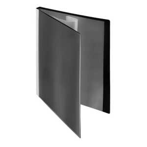 FSY Präsentations-Sichtbuch, 1 Stück Hüllen, A4, PP schwarz, 1 Stück