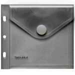 CD-/Booklet-Umschlag mit Abheftung, Klettverschluss, PP...