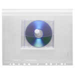 FSY Sichttasche, Dehnfalte, Abheftrand CD-Tasche, A4, PP...