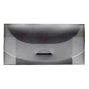 Sichttasche, DINLang, ungeschweißt, PP anthrazit transluzent,