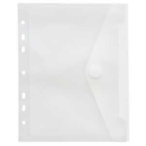 FSY Sichttasche A5, Klettverschluss, Abheftrand PP farblos transparent