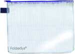 FSY Reissverschluss-Beutel A4, mit Zip, blau, 1 Stück