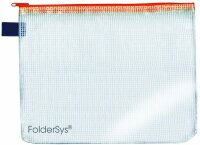 Foldersys Reissverschluss-Beutel A6 mit Zip orange