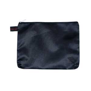 FSY Reissverschluss-Beutel A5, mit Zip, Nylon schwarz, 1 Stück