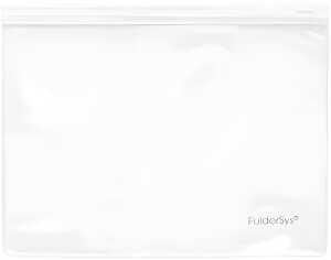 Klarsicht-Sammelbeutel 175 x 125 mm, Plastik-Zip, PVC, Zipp weiss,