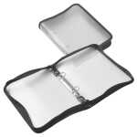 Reißverschluss-Portfolio, A5, PP farblos,...