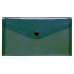 FSY Sichttasche, DINLang, Druckknopf, Transparent, blau,...