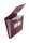 FSY Fächer-Tasche PP, 5er, Standard, bordeaux, 1 Stück