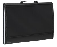 Foldersys Fächer-Tasche PP 12er Standard Saumband...