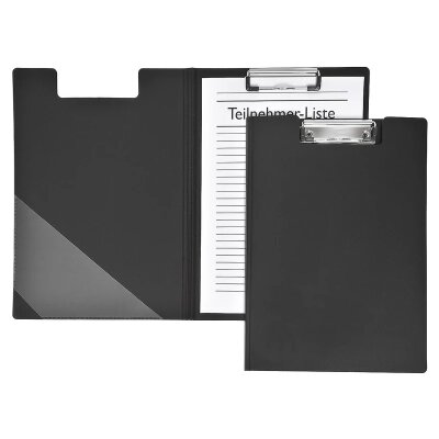 Foldersys Klemmbrett-Mappe Standard schwarz Neutral