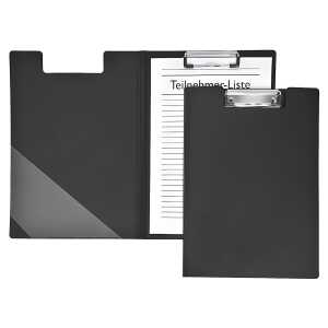 FSY Klemmbrett-Mappe, Standard, schwarz, Neutral, 1 Stück