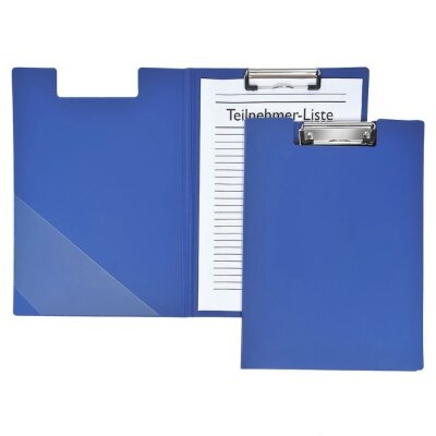 Foldersys Klemmbrett-Mappe Standard blau Neutral