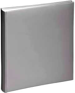 Fotoalbum 21x25cm Stoffeinband 40S weiß