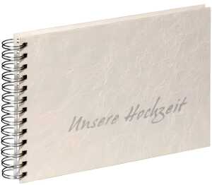 Hochzeit Spiralalbum 240x170mm Tsarina weiß 40S