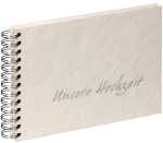 Hochzeit Spiralalbum 240x170mm Tsarina weiß 40S