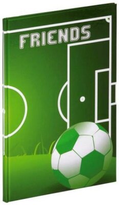 Pagna Freundebuch, Playing Field, Motivdruck laminiert, 60 Seiten 20331-15