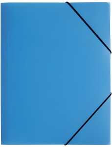 Pagna Gummizugmappe A3 PP 3 Einschlagklappen hellblau