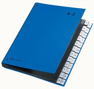 Pagna Pultordner Color 24 Fächer A-Z blau