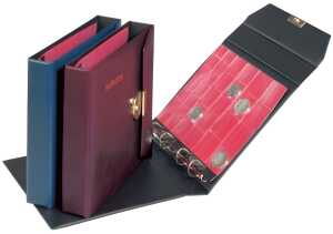 Pagna Münzalbum 25x25cm 4D mit Schloss sortiert