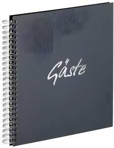Pagna Gäste Spiralalbum 31x32cm 40S grau