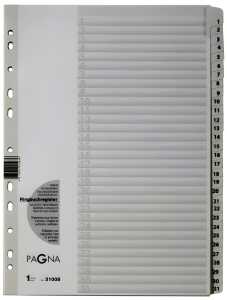 Register A4 31tlg. 1-31 weiß 4013951005686