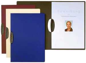 Bewerbungsmappe Shape Premium 2tlg. aubergine