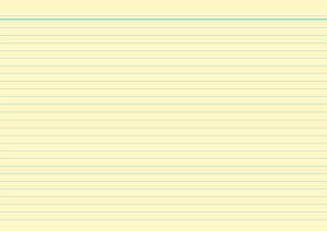 RNK Karteikarte A5 liniert gelb 100St blaue Kopflinie