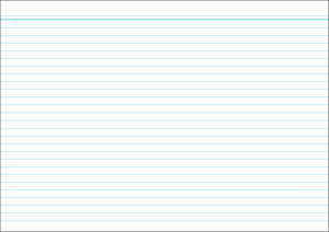 RNK Karteikarte A8 liniert weiß 100St blaue Kopflinie