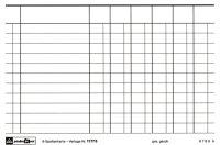 RNK Spaltenkarte 6 Spalten A6 weiß zu 100...