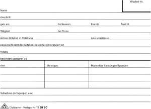 RNK Clubkarte A6 weiß 100St 4002871188609