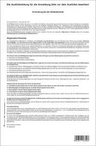 Meldescheinsatz Berlin Anmeldung, SD, DIN A4, 3 Blatt, weiß