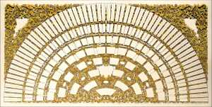 RNK Ahnentafel Schmuck Halbkreis für 8 Generationen 100x50cm