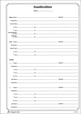 RNK Familienblatt A4