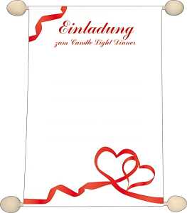 RNK Gutscheine Candle Light Dinner DIN A5 Idee & Stil