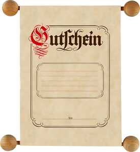 RNK Gutscheine neutral DIN A5 4002871288200