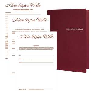 RNK Mappe Mein letzter Wille 225x310mm