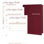 RNK Mappe Mein letzter Wille 225x310mm