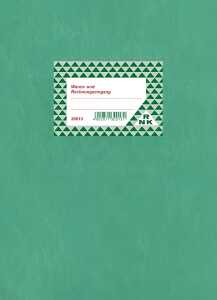 RNK Wareneingangsbuch DIN A4 40Bl Nettoverbuchung