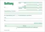 RNK Quittungsblock DIN A6 50Bl mit MwSt.