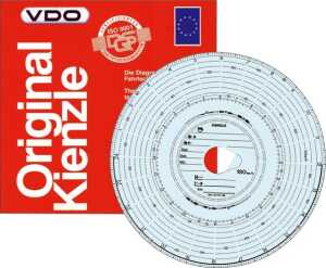 Kienzle Tachoscheibe Automatik 100Bl 180 km/h Durchmesser 12cm