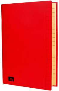 RNK Ordnungsmappe DIN A4 rot 245x345mm Gummizug